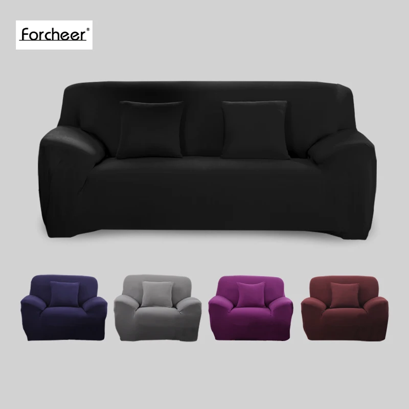 Серый Эластичный чехол для дивана хлопок все включено стрейч полотенце гостиной