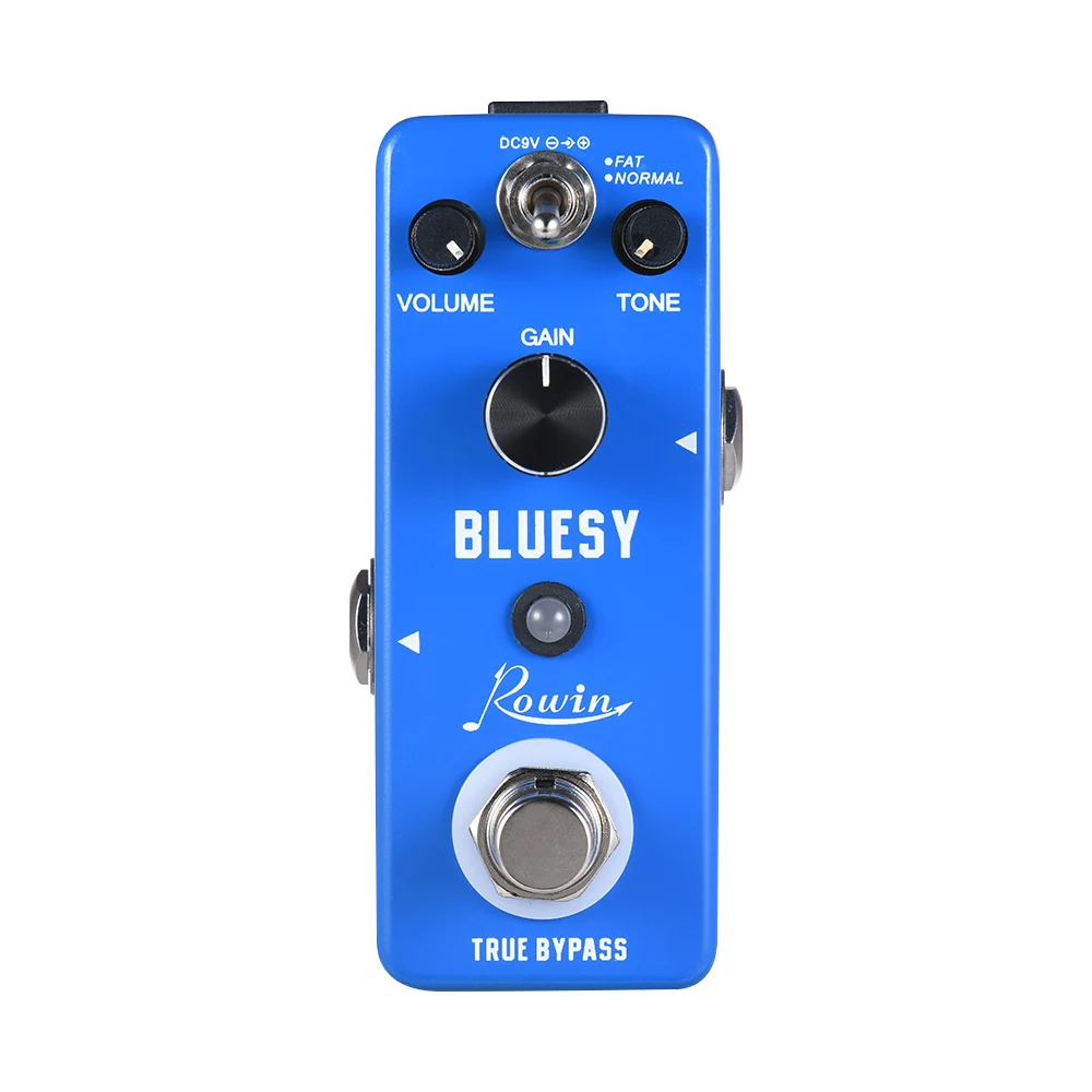 

Rowin LEF-321 Bluesy Guitar Pedal Blues Overdrive Guitar Effect Pedal Aluminum Alloy Shell True Bypass
