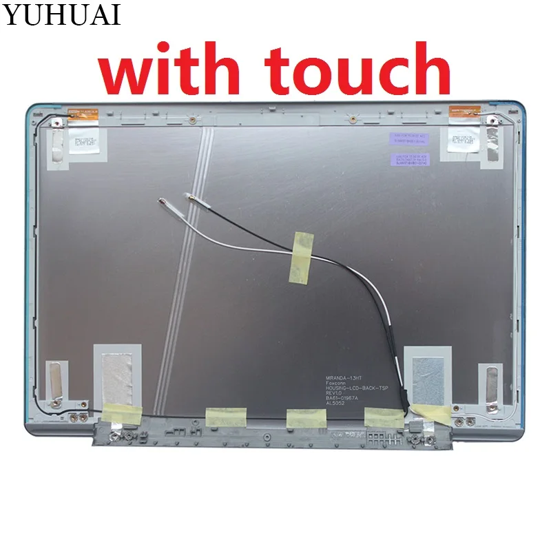 silver A shell 90% новая ЖК задняя крышка для SAMSUNG 740U3E 730U3E NP740U3E NP730U3E lcd верхняя крышка чехол BA75-04472A/BA75-04472B сенсорная версия - Цвет: silver A shell