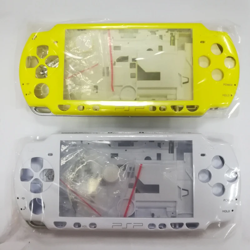 Чехол для игровой консоли PSP 2000 с желтым и белым кристаллом Сменный полным