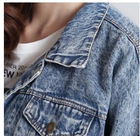 Новинка 2021 осенняя джинсовая куртка оверсайз Демисезонные женские куртки