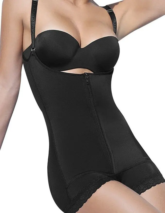 Zipper Front Woman Rubber Latex Waist Trainer Sexy Vest Corsets and Bustiers Cincher Corset Tops Slimming Shapewear | Женская одежда