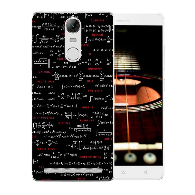 Чехол для телефона Lenovo K5 Note A7020 с цветным рисунком 5 дюймов мягкий силиконовый
