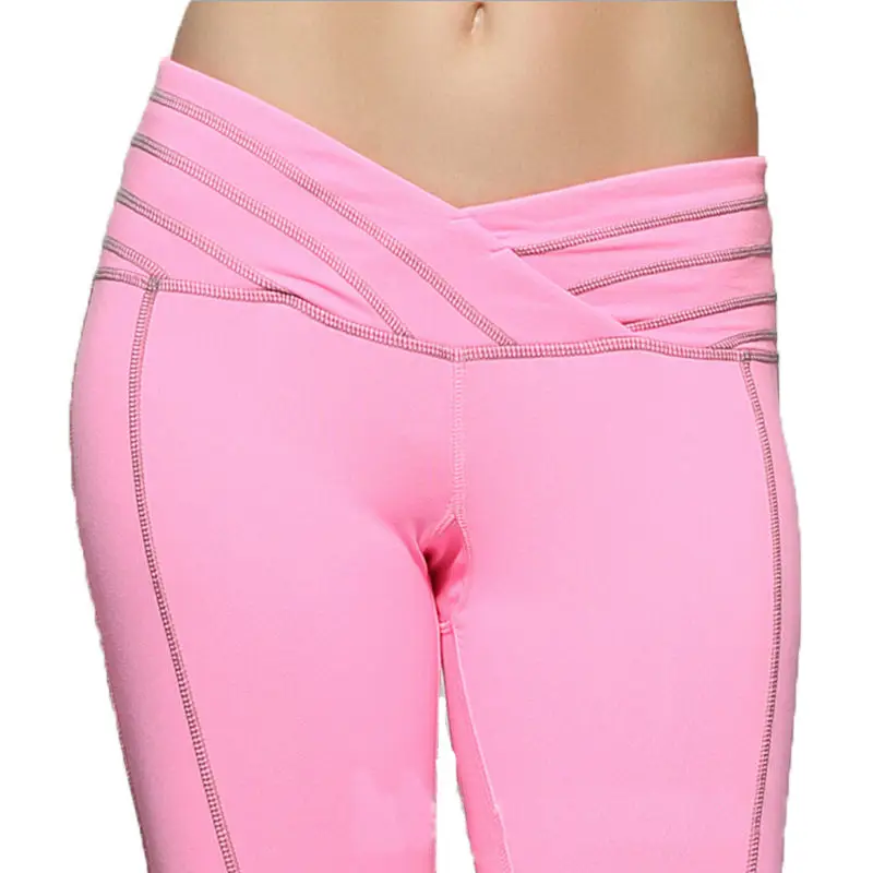 Корейские облегающие брюки для фитнеса женские высокоэластичные дышащие