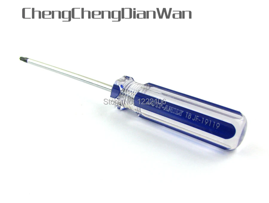 

ChengChengDianWan Torx T8 Tamper Proof Security Screwdriver for Xbox360 Controllers and PS3 Slim 10pcs/lot