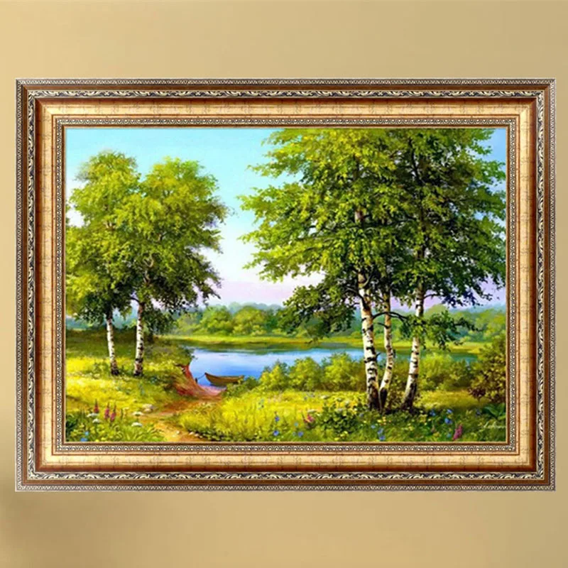 Набор алмазных переключателей 5D для рукоделия вышивка лесным рисунком крестиком