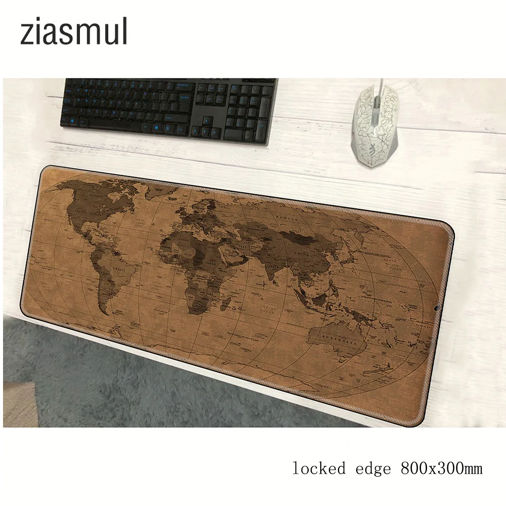 Коврик для мыши с картой мира 800x300x2 мм|Коврики мышей| |