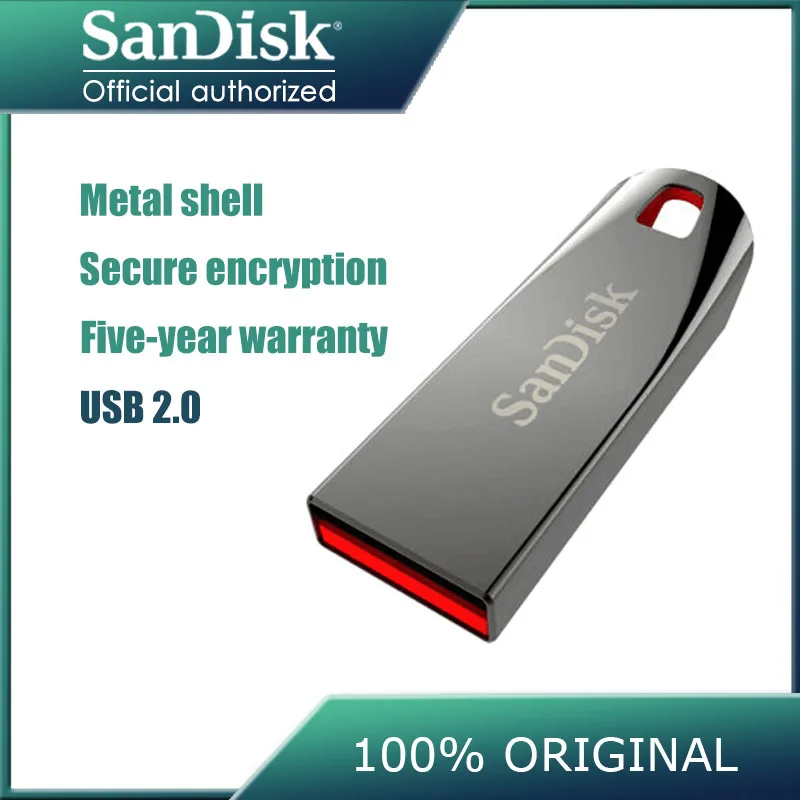 Оригинальный двойной флеш накопитель SanDisk мини 64 Гб usb 32 gb флэш 16 CZ71 USB 2 0 micro