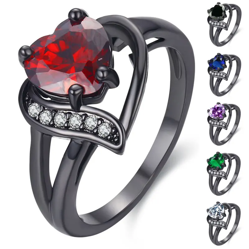 Mdean белого золота Цвет обручальные кольца для Для женщин Bijoux (украшения своими