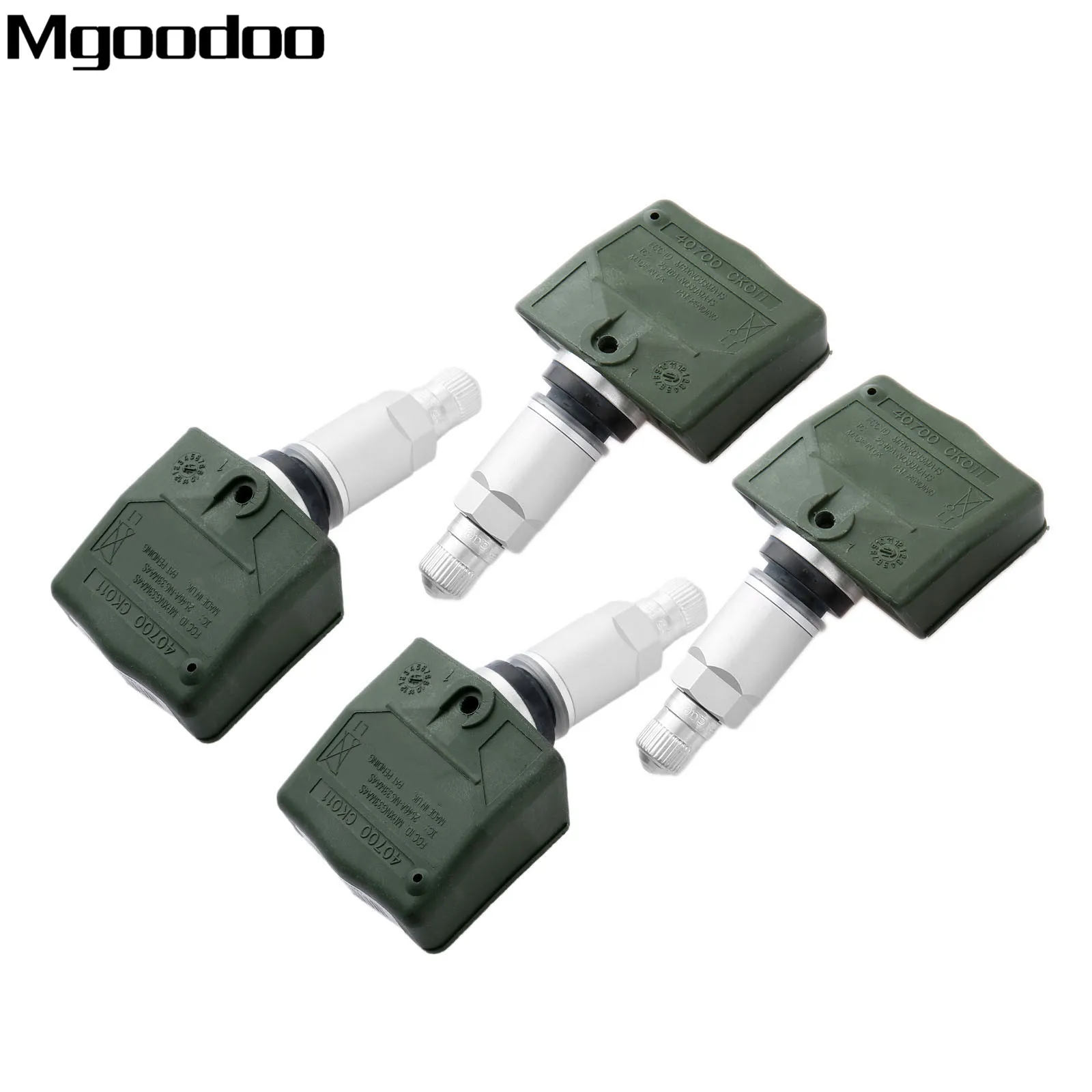 Mgoodoo 4 шт. TPMS датчик давления в шинах 40700 CK011 Фиттинг для Infiniti Nissan 40700CK011 MRXNG33MA4S 315