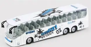 Игрушечный автомобиль воина из сплава туристический автобус детский модель