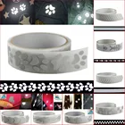 Светоотражающая серебристая лента высокой видимости, теплопередающая виниловая пленка, сделай сам, ткань для наклеивания на одежду, 1 метр