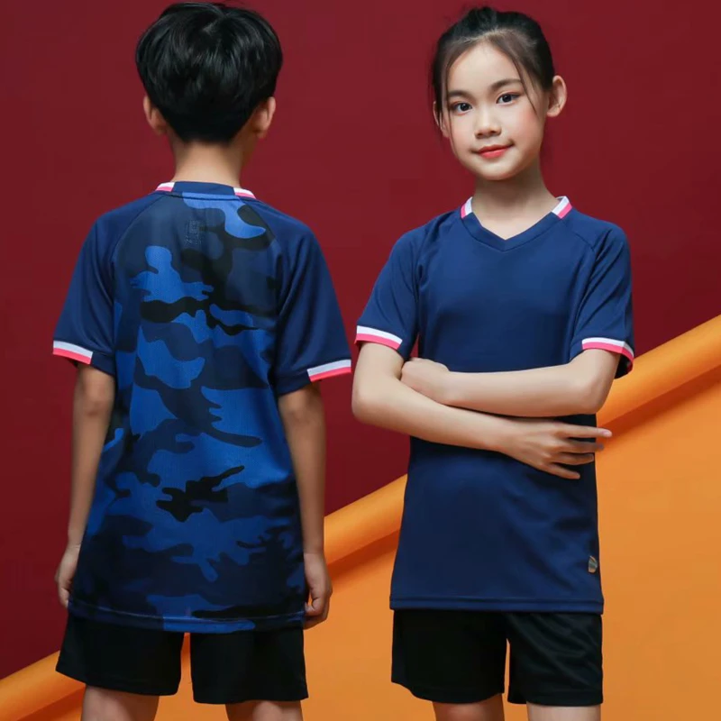 Лето 2019 детские футбольные Джерси детский спортивный комплект для мальчиков