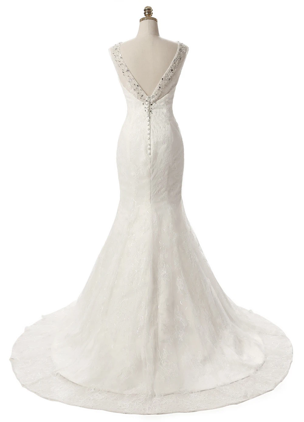 Женское свадебное платье с юбкой годе V образным вырезом без рукавов|bridal gown|fashion