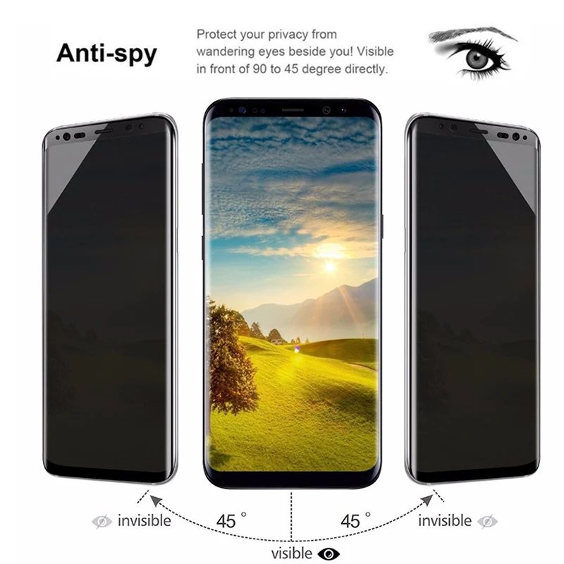 Закаленное Полноразмерное защитное стекло 3D для экрана Samsung Galaxy S8 S9 S10 Note 8 9 10 Plus Lite