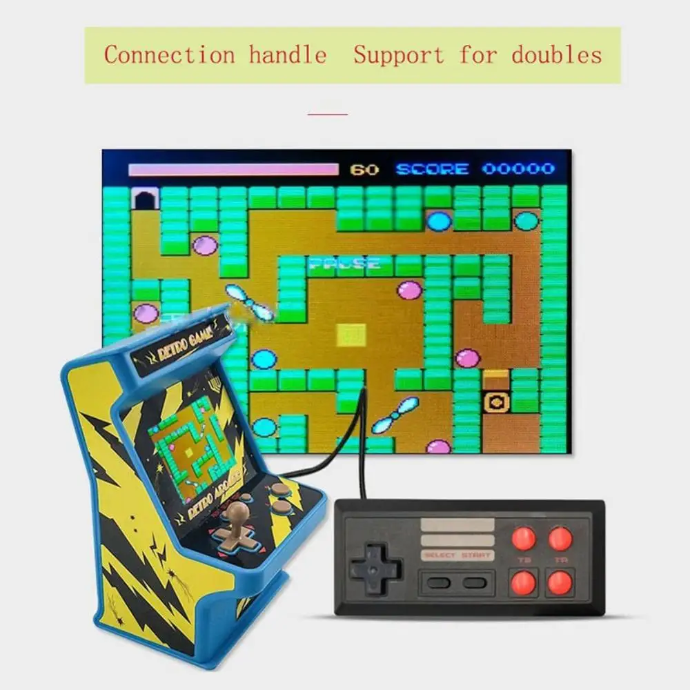 Data Frog ретро мини аркадная портативная игровая консоль 16 бит игровой плеер