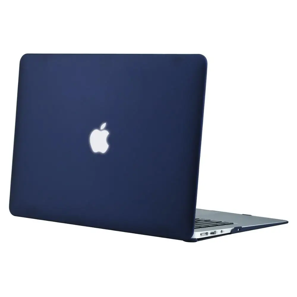 Matte Navy Blue MOSISO новейший матовый чехол для ноутбука для Apple MacBook Air Pro retina 11 12 13 для mac book Pro 13,3 чехол cove+ крышка клавиатуры - Цвет: Matte Navy Blue