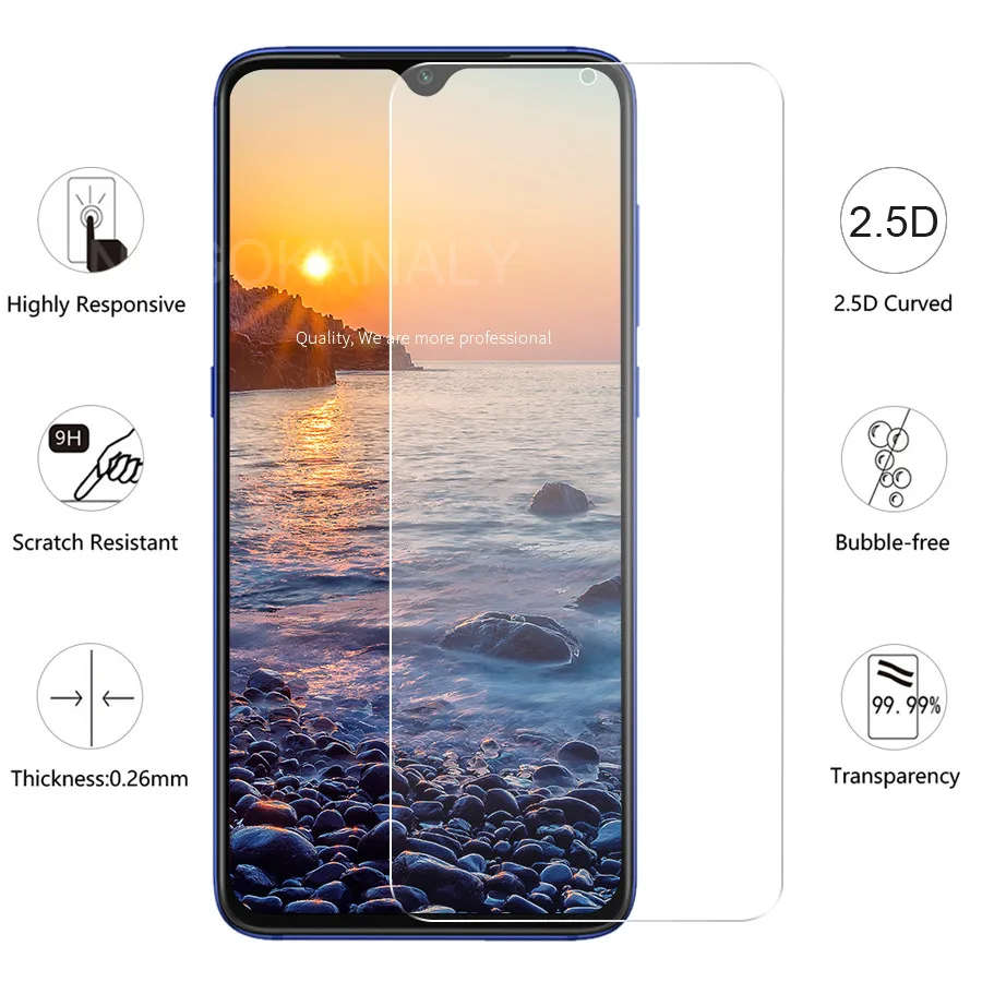 2 шт./лот 2.5D 9H закаленное стекло для Xiaomi mi A3 CC9 CC9e 9T Pro 9 SE Lite Защитная пленка для Red mi K20 Note 7 5 стеклянная пленка