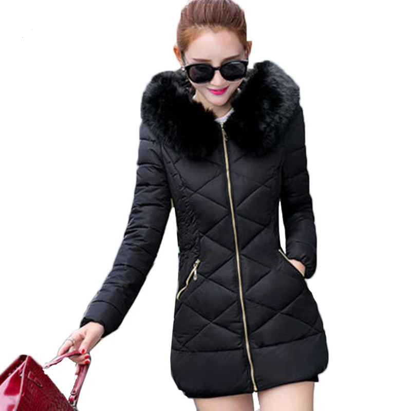 2019 зимняя женская куртка длинное хлопковое пальто очень большая парка с