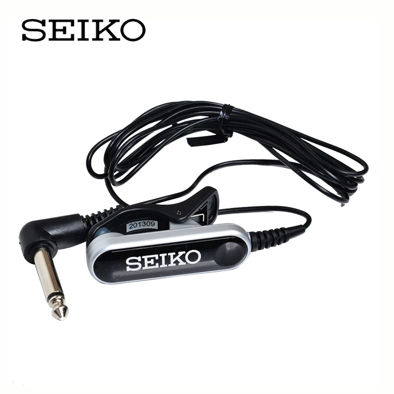 Seiko STM30 зажим Стиль Пикап микрофон черный/белый STM30B для тюнер гитара укулеле