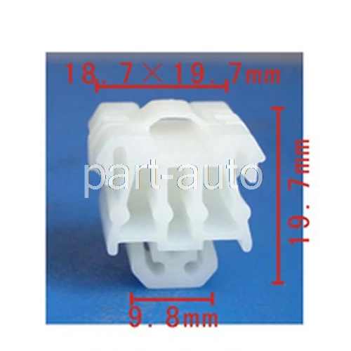 

50x OEM Moulding Clip Nylon Retainer For Auveco A21435 A 21435 For Mercedes Benz W124 124-988-04-78 1249880478