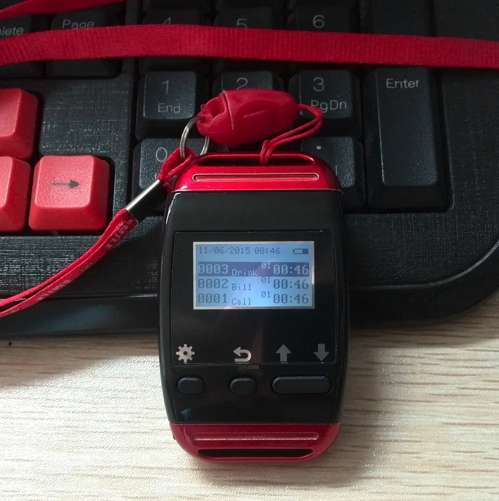 Настольная система вызова используется ресторанное оборудование для сервиса по