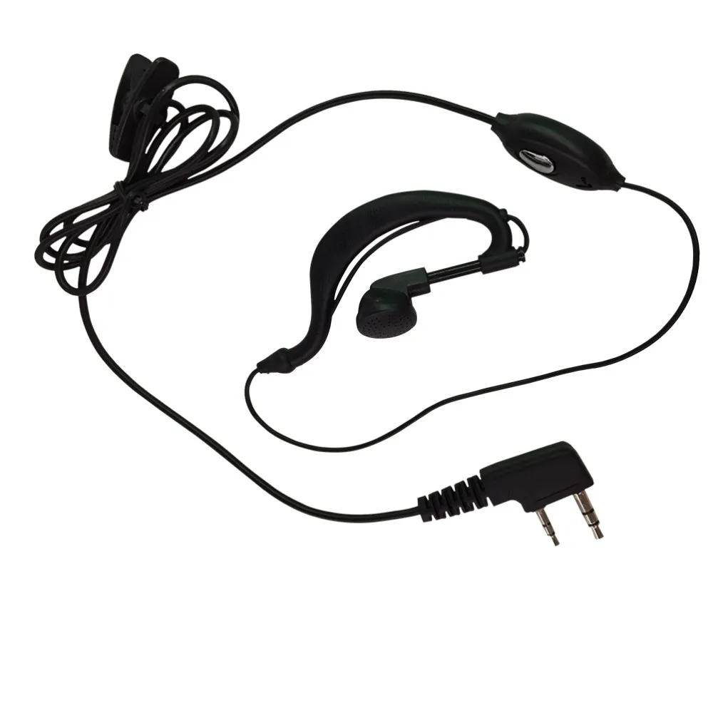 10XMic гарнитура/наушники для Baofeng UV 5RvUV 5R 5RE B5 BF 888S 3R 100 UV82 Walkie Talkie dualband радио