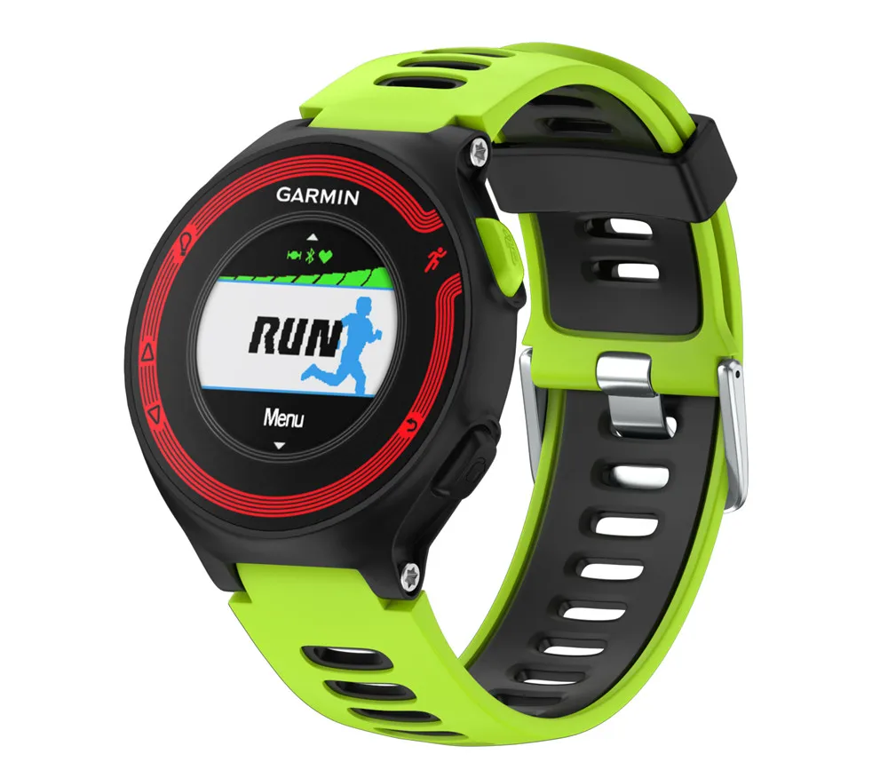 На открытом воздухе спортивный силиконовый ремешок для смарт-часов Garmin forerunner 235 220 230 620 630 735XT ремешок для наручных часов Мягкий силиконовый чехол Чехол для мобильного телефона Garmin forerunner