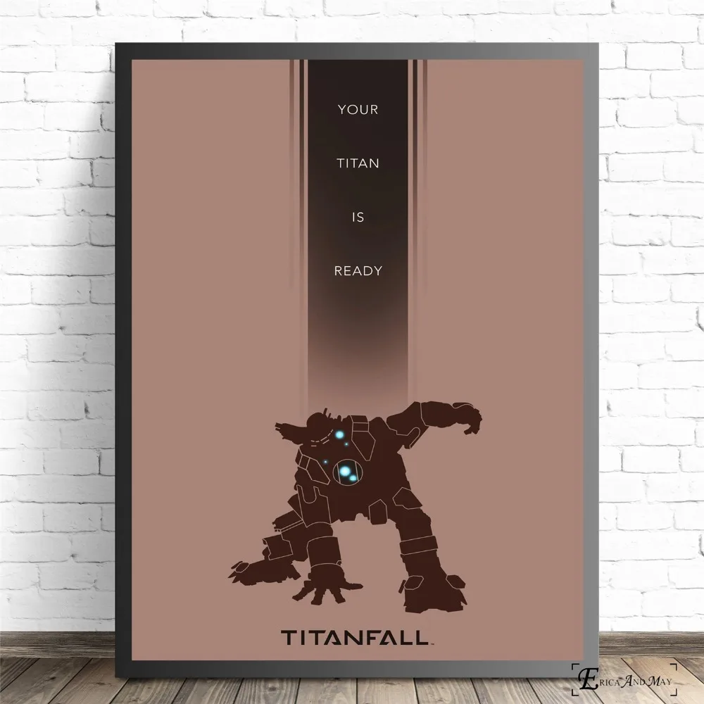 Titanfall Game Simple Characters Canvas Prints Modern Painting Posters Wall Art Pictures For Living Room Decoration No Frame | Дом и сад