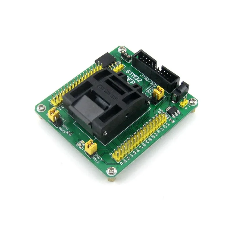 Программирующий адаптер QFP64 LQFP64 STM32F10xR STM32L1xxR STM32F2xxR STM32F4xxR Yamaichi IC 0 5 мм | Компьютеры и