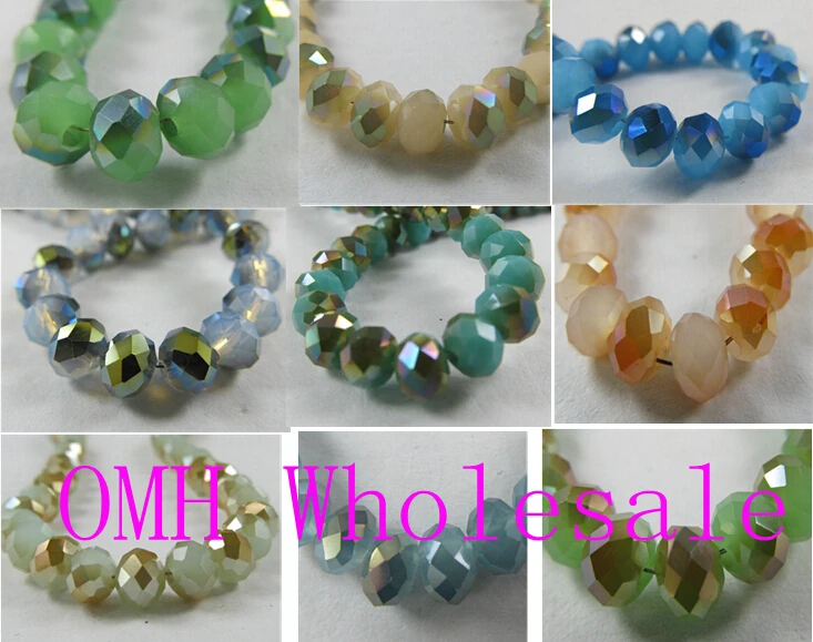 Ювелирные аксессуары OMH оптовая продажа 95 шт. ослепительные бусины овальной