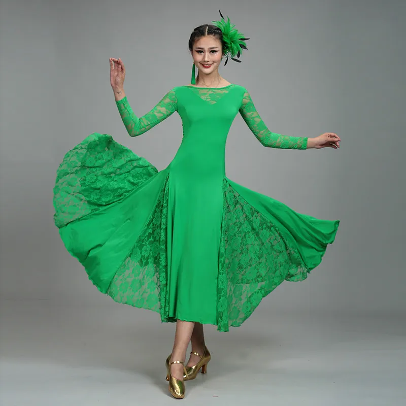 6 цветов молочное волокно новое современное платье для танцев женское бальное