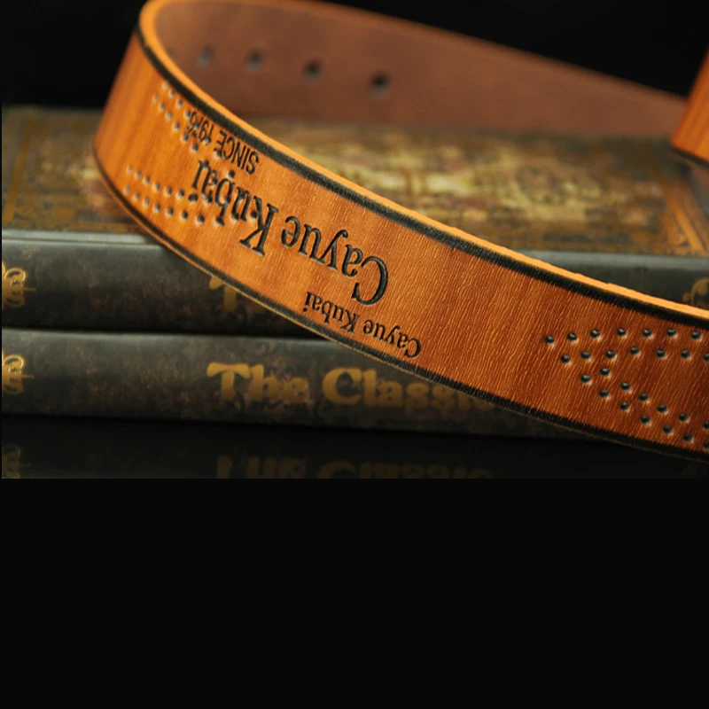 Мужские кожаные ремни с кожаным ремнем Винтажные 100% коровья кожа натуральная для