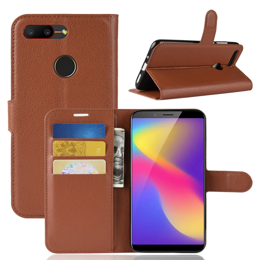 Чехол для телефона ZTE Nubia V17 V18 откидная задняя крышка из искусственной кожи чехол