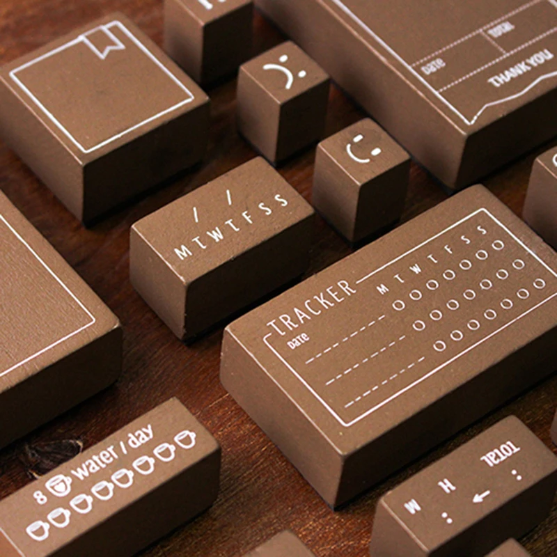 XINAHER винтажные планировщик времени список записей штамп DIY деревянные и