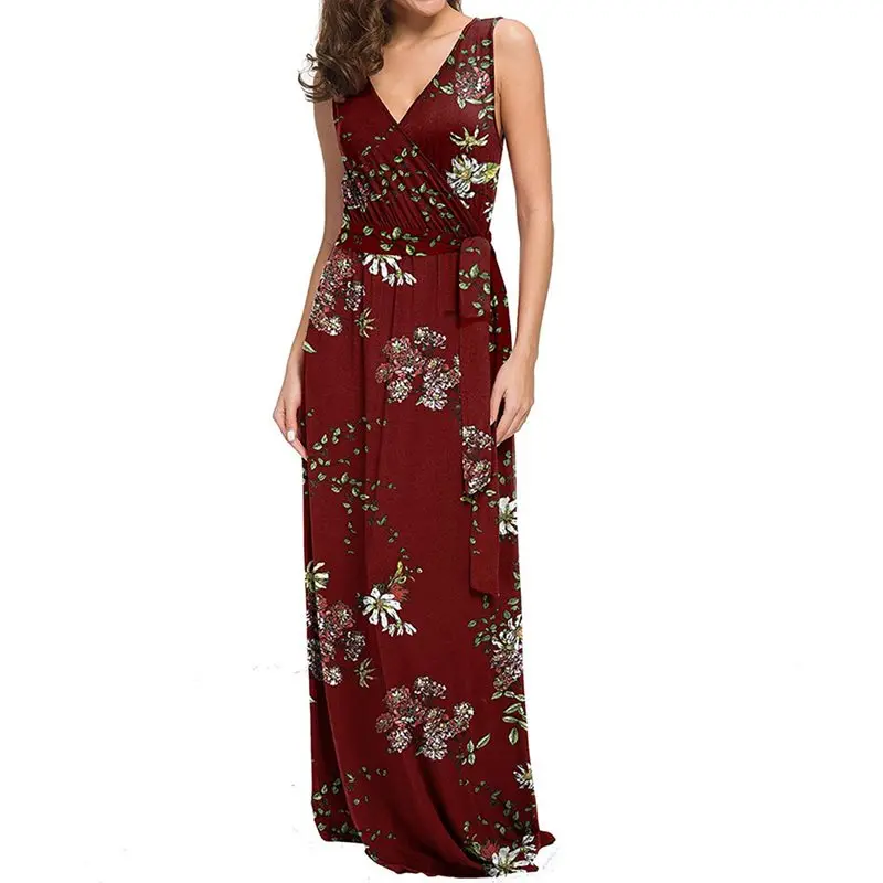 Летние путешествия пляж сексуальные зеленый Boho элегантные вечерние High Street Для