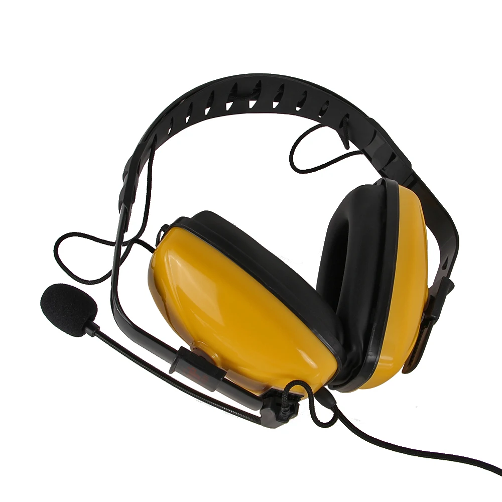 Шумоподавление с микрофоном разъем гарнитура PTT микрофон наушники для kenwood puxing tyt
