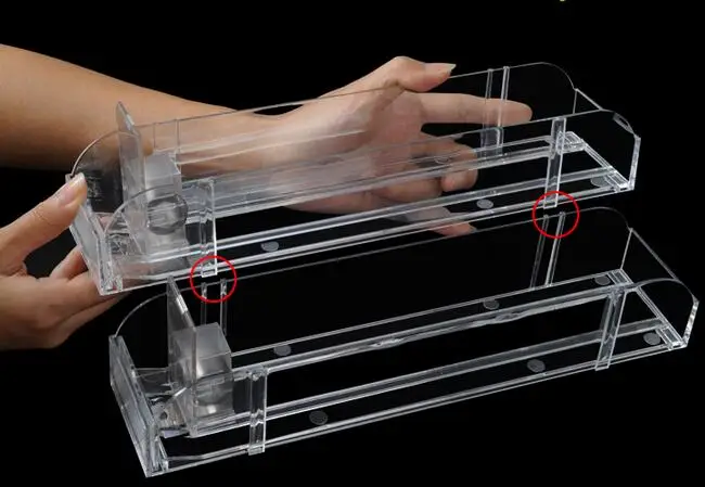 Делитель сигарет для супермаркета автоматический притяжной шкафчик подставка