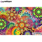 Алмазная живопись, полноразмернаякруглая картина из страз мандала, искусство вышивки крестиком 015QW