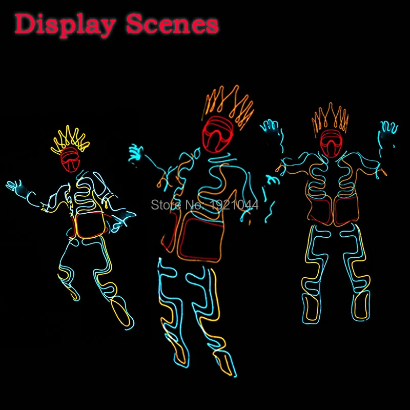 Одежда с светильник светящаяся танцевальная одежда индийские светящиеся