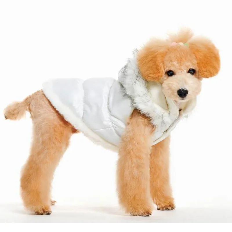 Бесплатная Доставка Pet Продукта Одежда Для Собак Теплый Мягкий Wadded Вниз Зимняя Cat