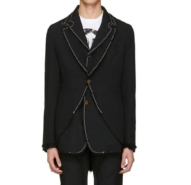 _ Горячая Новинка лета 2020 модный мужской повседневный свободный костюм большого