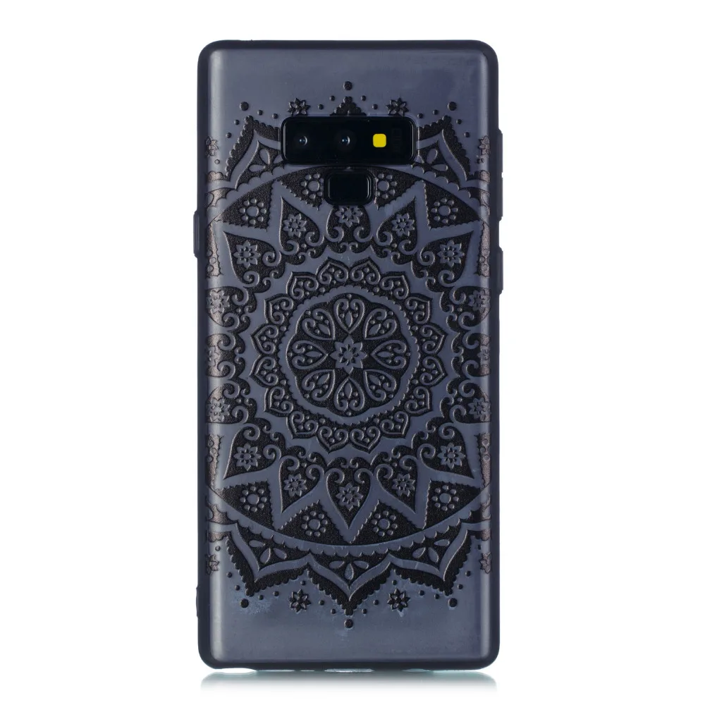 Для телефона Samsung Galaxy Note 9 8 S9 плюс (J4 J6 J8 A6 A8 J2 Pro) 2018 с рельефным цветочным