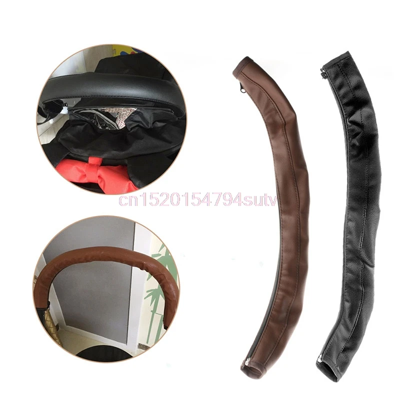 

Baby Pushchair Pram Grip Handle Artificial PU Leather Sleeve Case Cover #h055#