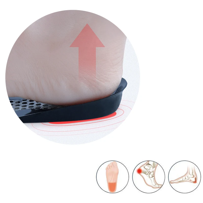 Women Gel Heel Cushion Inserts for Shoes Silicone Heel Cup Pads for Bone Spurs Pain Relief Protectors Plantar Fasciitis Insole