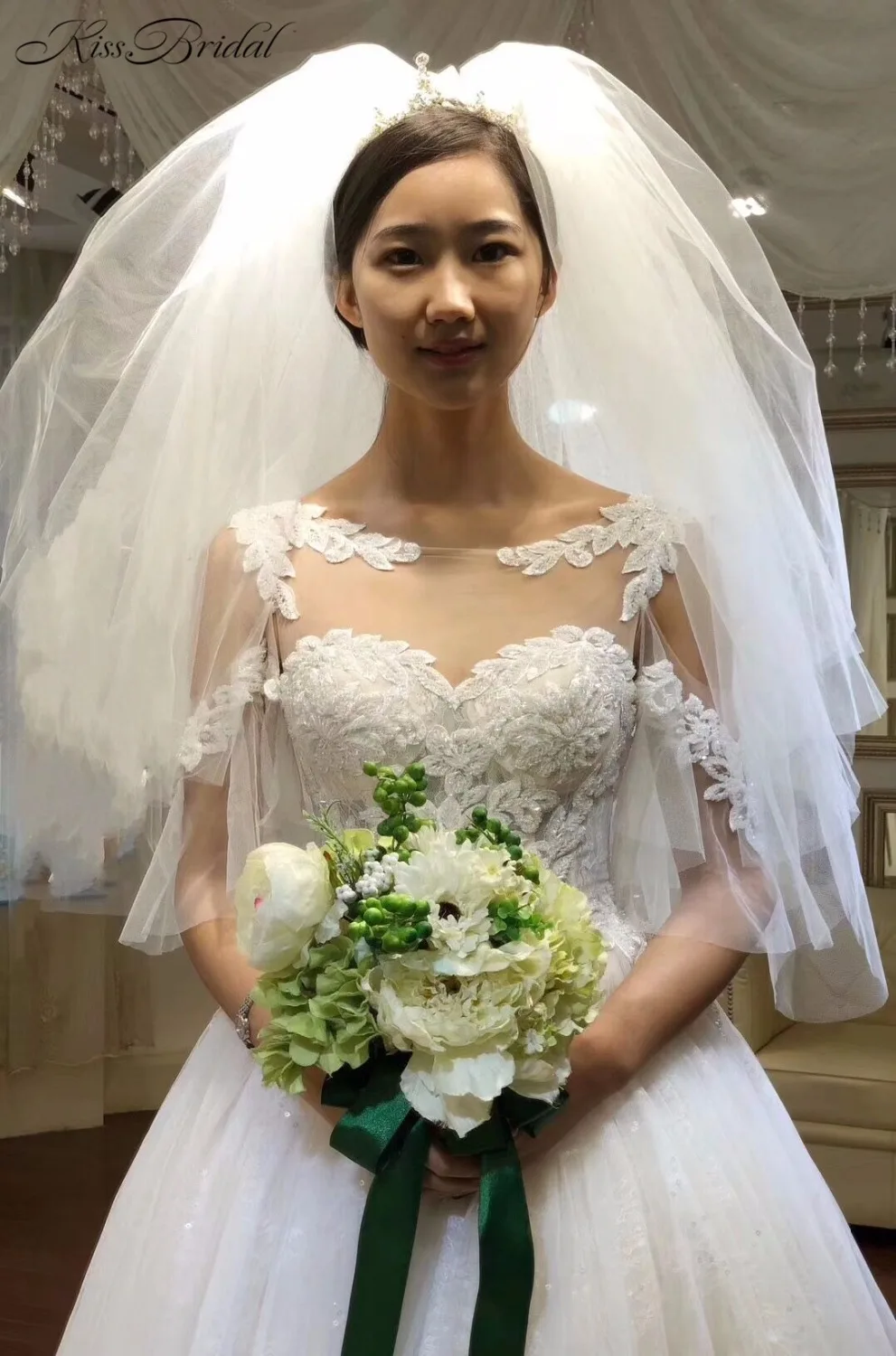 Vestidos de novia Новые Романтические свадебные платья 2018 роскошное кружевное фатиновое