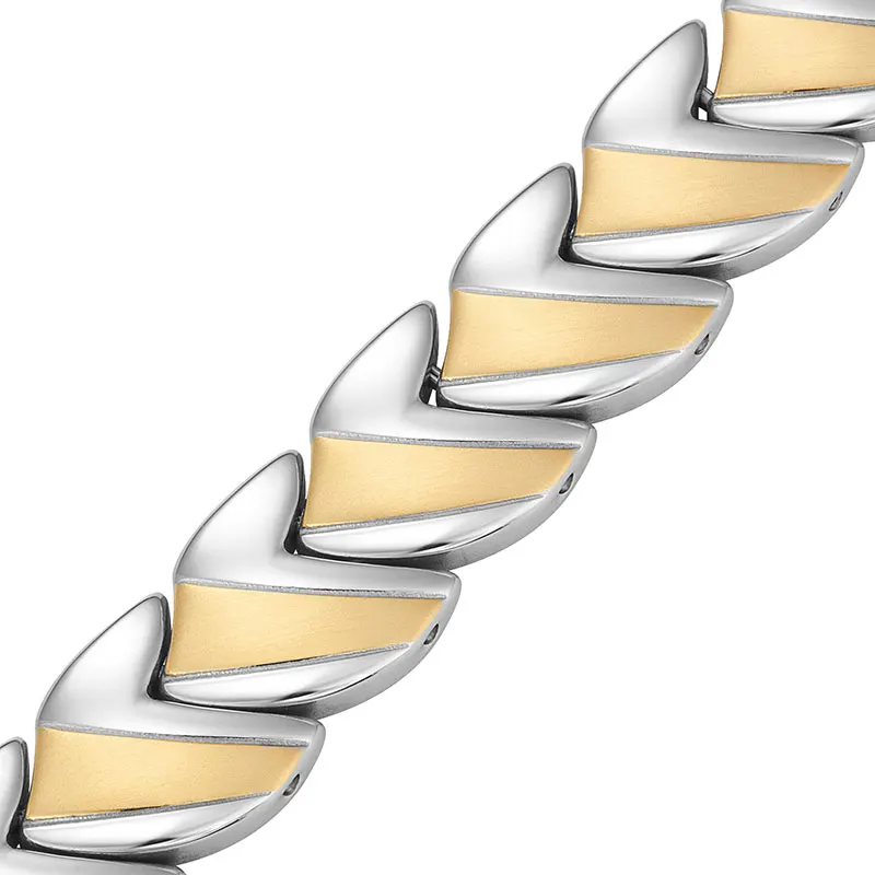 Escalus Link Chain Magnetic Stainless Steel Women Bracelet 22pcs Magnets Wristband Jewelry Gift Silver Color Bangle Charm | Украшения и