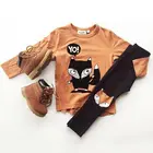 PUDCOCOфутболка для маленьких мальчиков длинные штаны комплект одежды из 2 предметов оптовая продажа на возраст от 1 до 4 лет