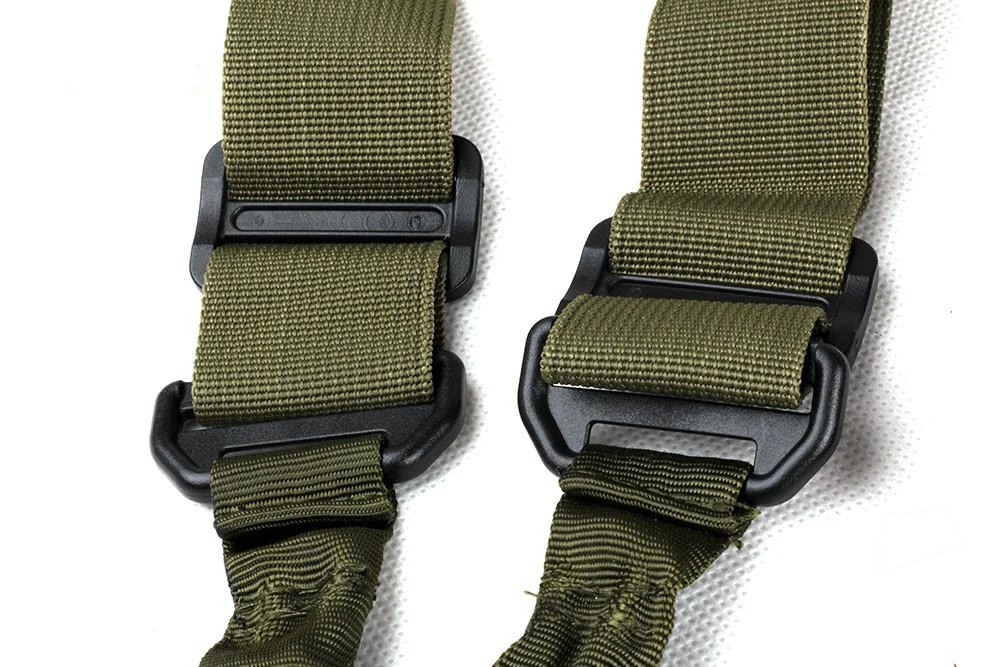 

Tactical 2 Two Point Adjustable Bungee Rifle Gun Sling System Strap