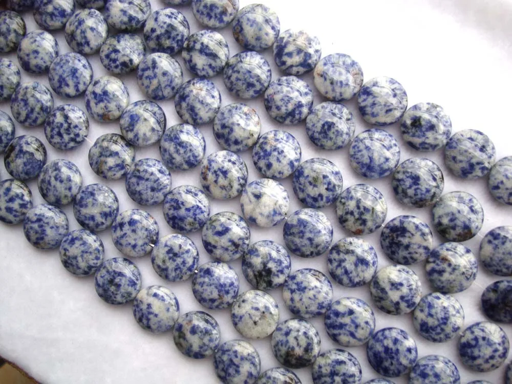 Sodalite монета/Круглые 20 мм свободные бусины для самостоятельного изготовления